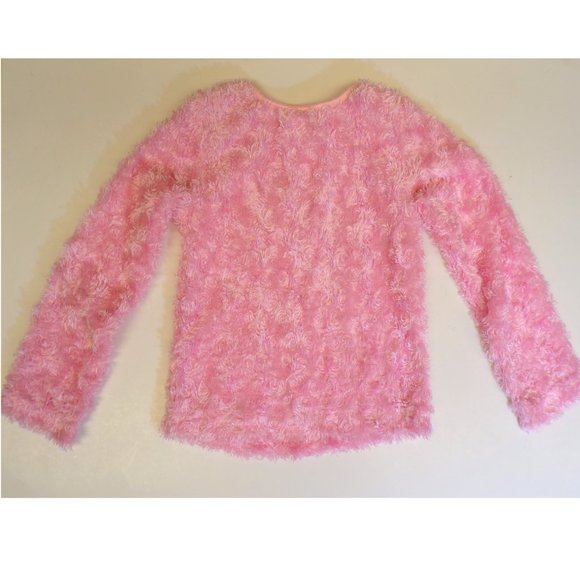 Baby Soft Fuzzy Pink Sweater "Anxiety for Kids" - Picture 2 of 4